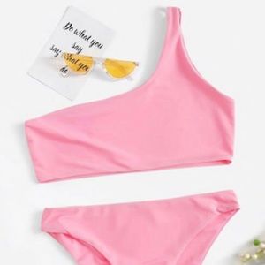 SHEIN one shoulder bikini set